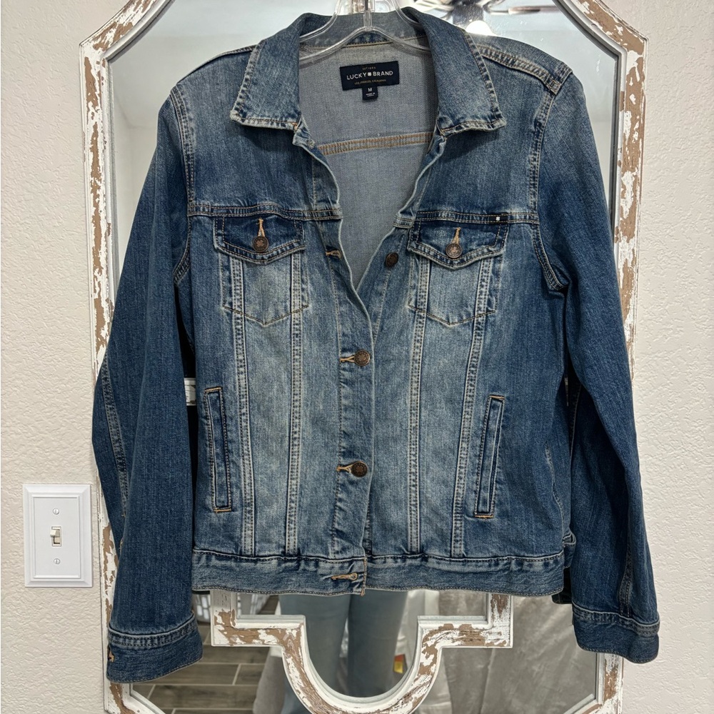 Lucky Brand Women's Classic Blue Jean Jacket